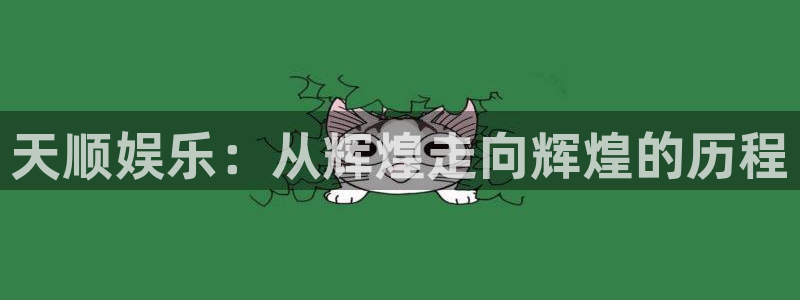 壹号娱乐官网下载：天顺娱乐：从辉煌走向辉煌的历程